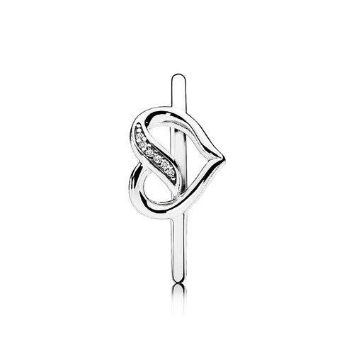 PANDORA/潘多拉 女士 925银爱之丝带戒指 191022CZ 商品图1