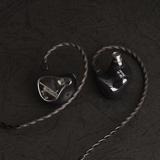 RAPTGO 绕耳式三单元楼氏圈铁定制耳机可换线HiFi娄氏高解析3D打印入耳式发烧潮  DR 3H 商品图4