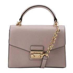 MichaelKors/迈克·科尔斯女士Saffiano皮革单肩斜挎手提包30H7GSLS1L（浅粉色底钉金属磨损瑕疵）