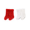 英氏22春季新品婴儿膝盖下长袜宝宝2双装花边松口袜子YIWHJ02047A 商品缩略图1
