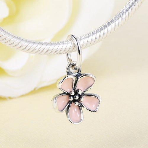 PANDORA/潘多拉 女士 925银珐琅樱花吊坠 390347EN40 商品图4