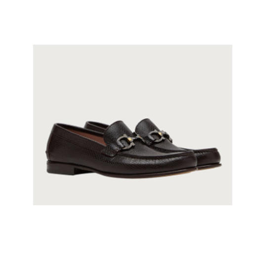 FERRAGAMO 菲拉格慕 男士皮鞋 黑色 741644 商品图1