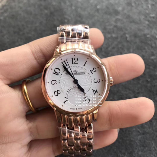 2017日内瓦表展新款积家约会系列大月相女士腕表，34x11mm，西铁城9015改cal.935A自动机械机芯，316精钢表壳，蓝宝石镜面，钢带或皮带可选，折叠扣，防水30米 商品图0