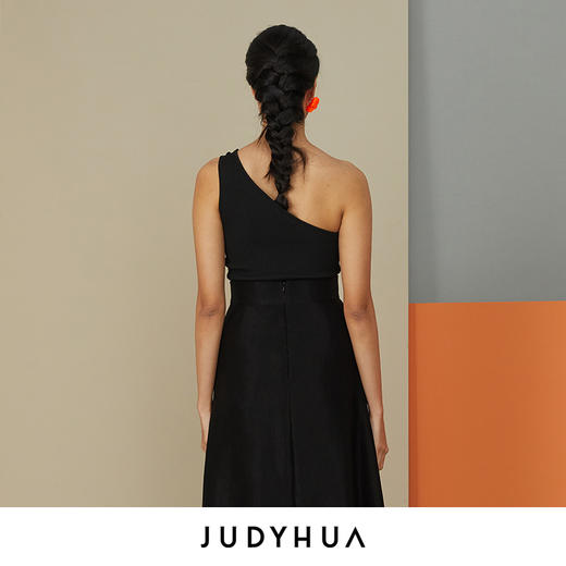 JUDYHUA 斜肩设计针织背心 商品图6