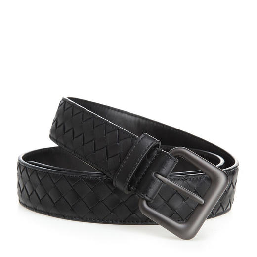 Bottega Veneta 葆蝶家 男士牛皮编织针扣皮带腰带 271932-V4650-1000 商品图0