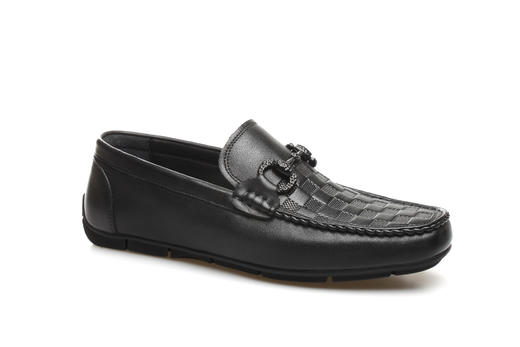 豪麟名鞋奥莱迪嘉男装牛皮革/滴胶商务皮鞋DJWTO21MS205黑色  原价1960元 商品图0