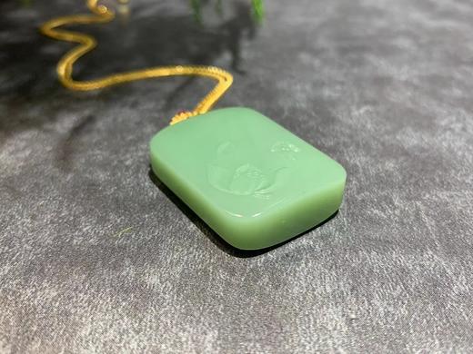【御珠宫坊】金镶碧玉花蝶牌 商品图3