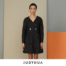 JUDYHUA 肌理材质连衣裙