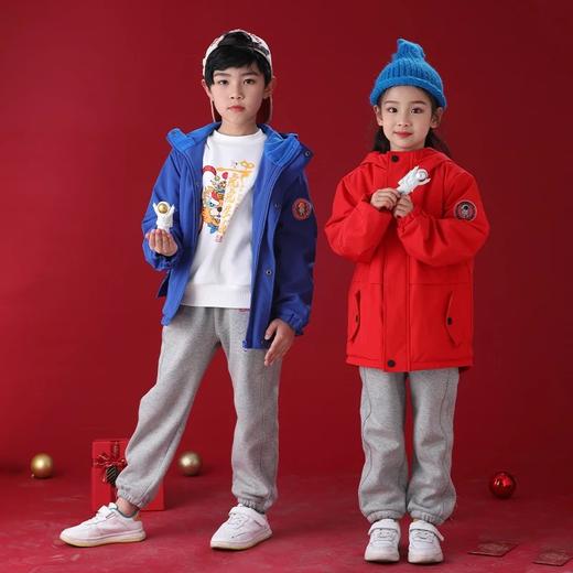 龙之涵2022新年款年服专场 国潮卫衣卫裤毛衣 软壳防风衣 连帽加绒卫衣 棒球服棉衣 婴幼儿A类标准 商品图4