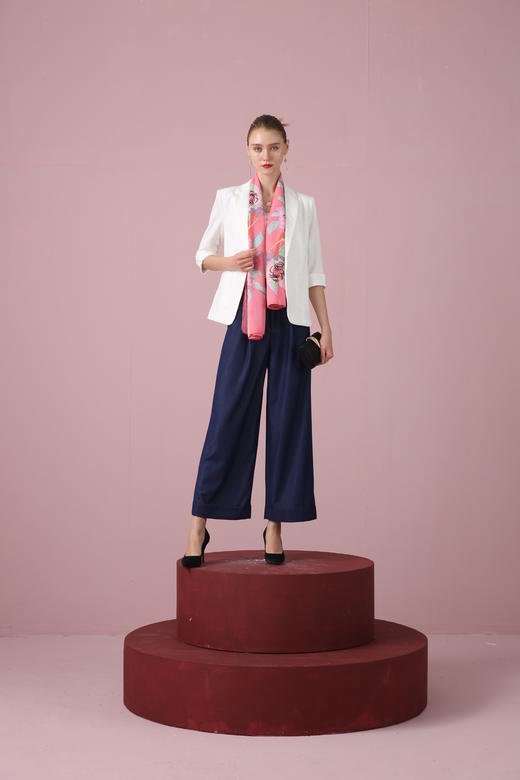 【伯妮斯茵】阔腿裤长裤3L5811 商品图0