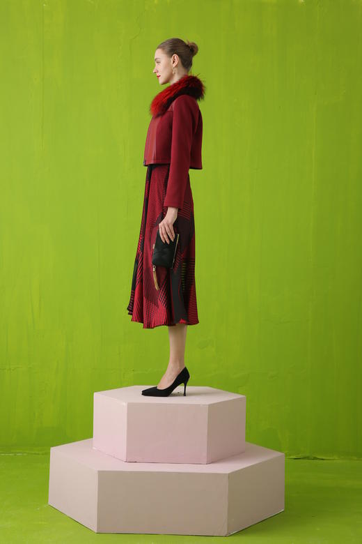 【《浪漫觉醒--离骚》~~胡绳纚纚  干练利落绵羊皮配高级醋酸  6P4159 商品图4