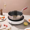 康巴赫第五代煎锅小资锅不粘锅316L不锈钢烛刻双面蜂窝平底炒菜锅少油烟新款5代电磁炉燃气灶通用炒煎锅 商品缩略图4