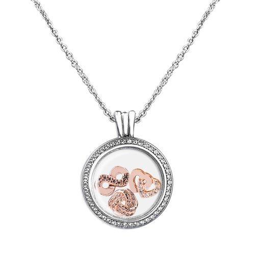 PANDORA/潘多拉 S925银漂浮的盒子项链饰品 782178CZ 商品图1