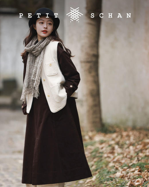 PETIT SCHAN小闪 CLO#068 Nordic fairytale 北欧童话 厚款灯芯绒连衣裙 商品图14