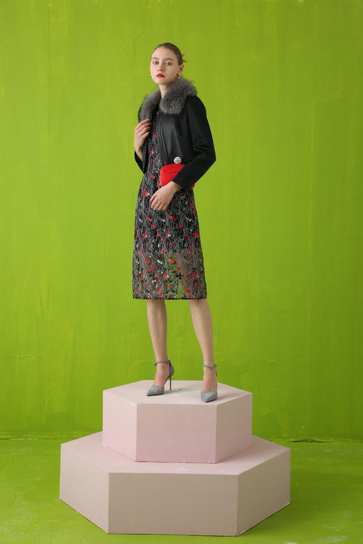 【《浪漫觉醒--离骚》~~胡绳纚纚  干练利落绵羊皮配高级醋酸  6P4159 商品图3