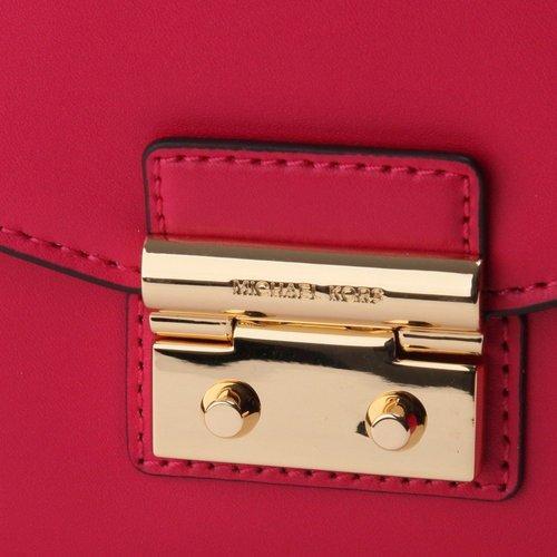 MichaelKors/迈克·科尔斯女士Saffiano皮革单肩斜挎手提包30H7GSLS1L（浅粉色底钉金属磨损瑕疵） 商品图9