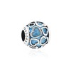 PANDORA/潘多拉 时尚心形花纹蓝色串珠 792036NBS 商品缩略图1