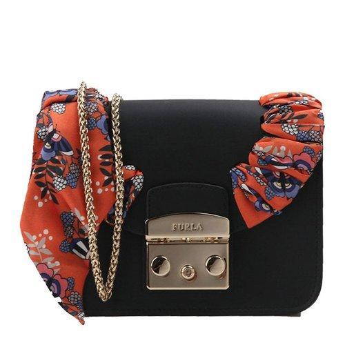 FURLA/芙拉 女士(锁扣划痕瑕疵）Saffiano皮革单肩包链条包小方包 942073 商品图0