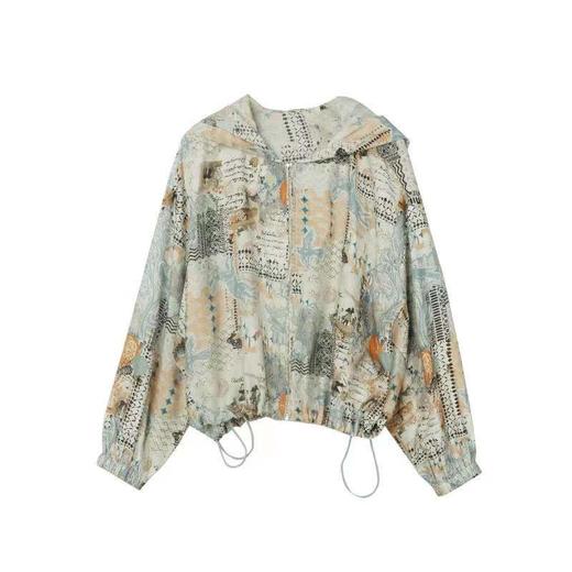 丽迪莎主题印花百搭休闲外套KK12W2243 商品图2