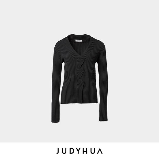 JUDYHUA 绞花设计针织上衣 商品图4