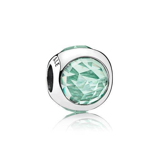 PANDORA/潘多拉  冰晶绿闪耀的水滴925银串饰 792095NIC 冰晶绿色 商品图0