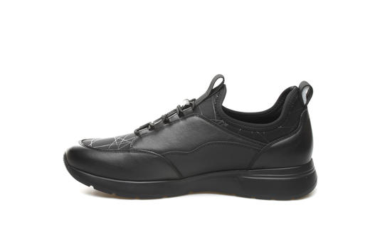 豪麟名鞋奥莱都彭男鞋织物+牛皮革休闲鞋E31110103黑色  原价3660元 商品图1