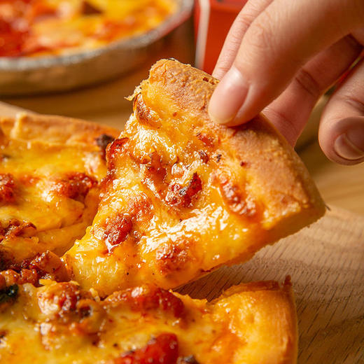 【年货节】【芝士就是力量】超火的比格披萨DIY装，不用出门、不用点外，在家几分钟就能吃到新鲜出炉的美味披萨，榴莲、至尊、小龙虾三种口味！4盒装|7寸|保质期8/12个月 商品图4