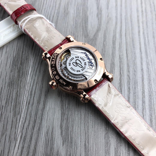 专柜同步新款 NR萧邦快乐钻系列 表径30mm 机械女表 商品图3