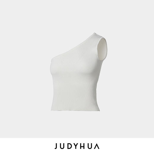 JUDYHUA 斜肩设计针织背心 商品图4