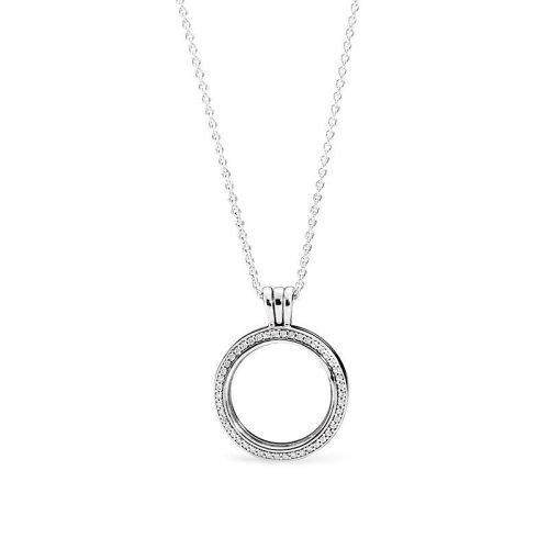 PANDORA/潘多拉 女士 925银流动吊坠项链396484CZ 商品图0