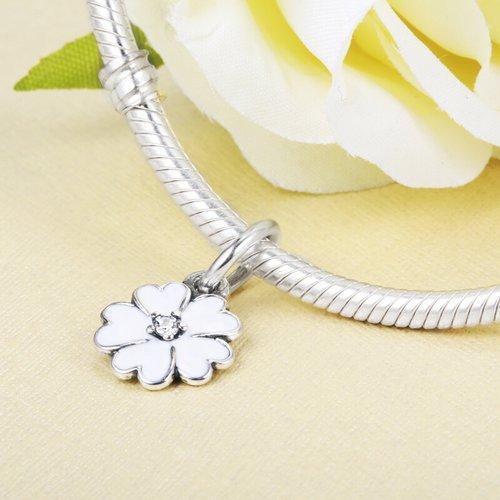 PANDORA/潘多拉 女士 925银 珐琅樱花草吊坠 390365EN12 商品图1