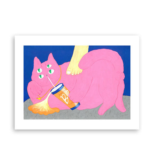 whatever『A3插画带装裱』｜foot01-01 商品图0