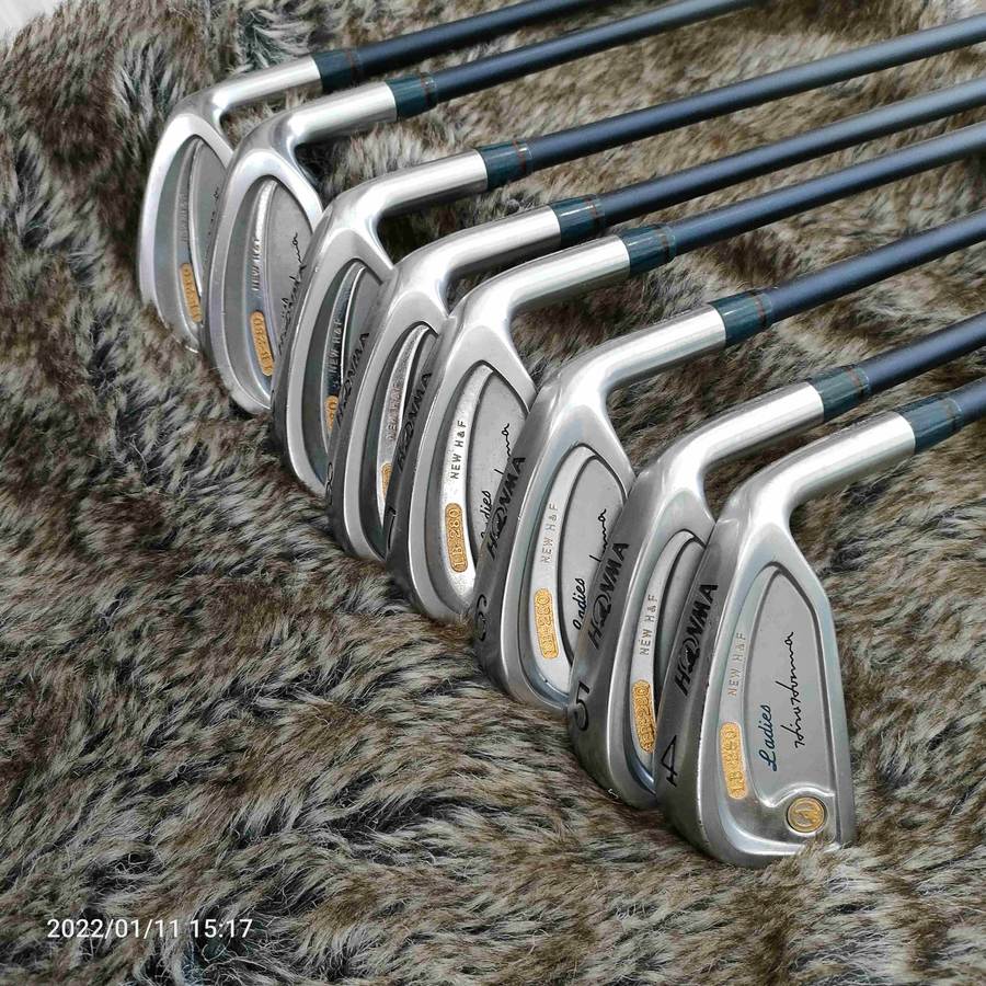 本间honma 高尔夫球杆 铁杆组 女士 9.