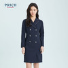 PRICH2022年春季新款气质优雅翻领职场A字西装式连衣裙PROWC1101E 商品缩略图0