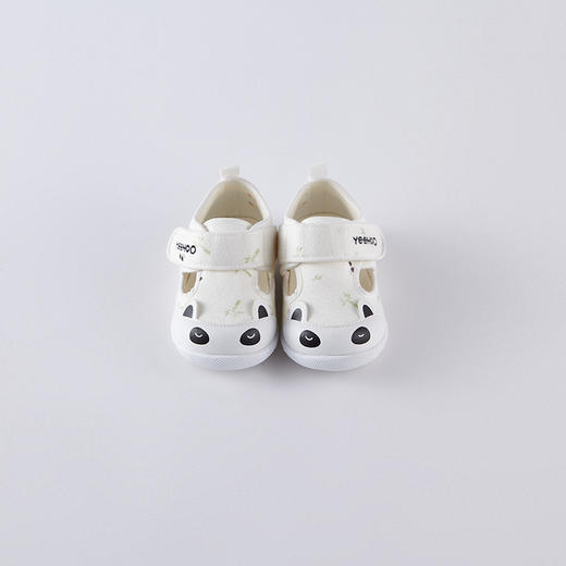 英氏女婴儿学步鞋防踢超萌软底鞋子2022春夏布凉鞋YFXFJ12018A 商品图1