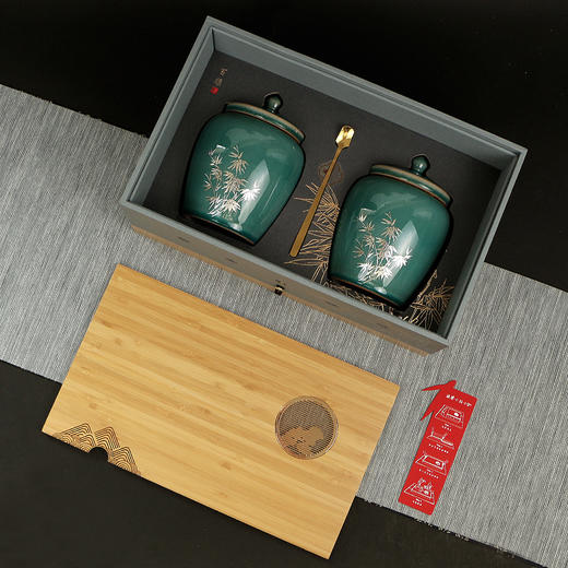 百顺【龙井】168元一套 /一件6套/大双陶约装一斤 商品图2