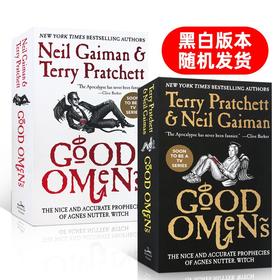 英文原版Good Omens好兆头 尼尔盖曼Neil Gaiman著作平装幻想文学书同名电视剧原著小说世界末日奇幻小说进口英语书籍幽默奇幻小说