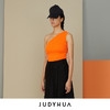 JUDYHUA 斜肩设计针织背心 商品缩略图1
