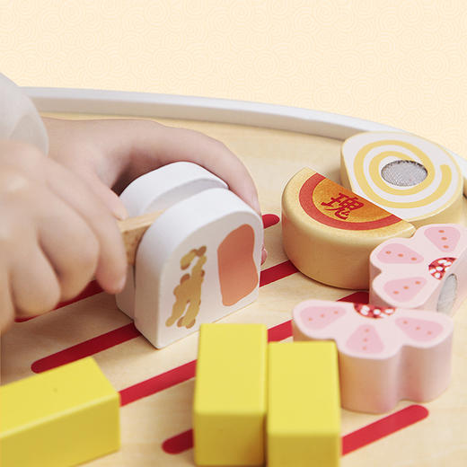 可来赛过家家故宫紫禁城系列下午茶木制玩具 商品图4