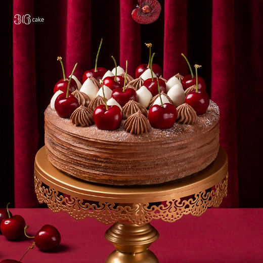 车厘子可可千层，可选6/8英寸 商品图0