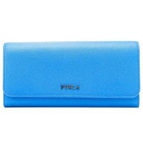 FURLA/芙拉 女士Saffiano皮革 宝石蓝色钱包钱夹 816957
