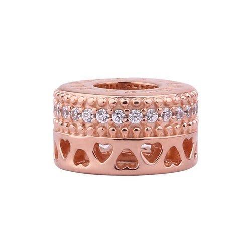 PANDORA/潘多拉女士其他 玫瑰金色PANDORA的心小串饰 787415CZ 商品图2