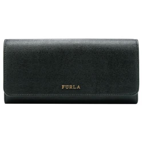 FURLA/芙拉 女士Saffiano皮革黑色长款钱包771766 商品图0