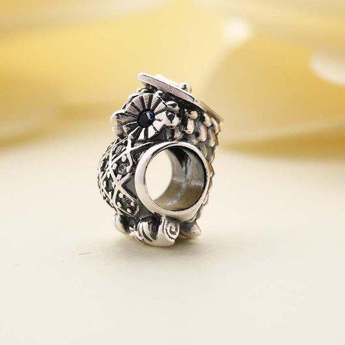 PANDORA/潘多拉 女士银色猫头鹰串饰 791502NSB 商品图4