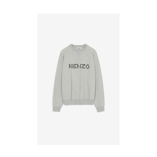 KENZO 高田贤三 字母logo 男士卫衣 浅灰 FB65 PU633 3LB 93 商品图2