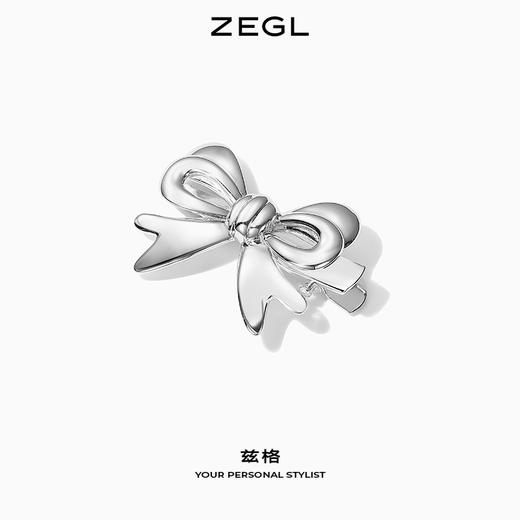 ZEGL设计师蝴蝶结发夹女后脑勺侧边发卡边夹2021年新款头饰发饰品 商品图1
