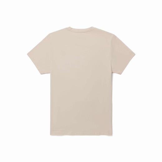 VANS燕麦色经典LOGO男女情侣短袖T恤VN0A4MM62N1 商品图1