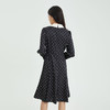 PRICH2022春季新款设计感小众可拆卸装饰链条波点连衣裙PROWC1204M 商品缩略图2