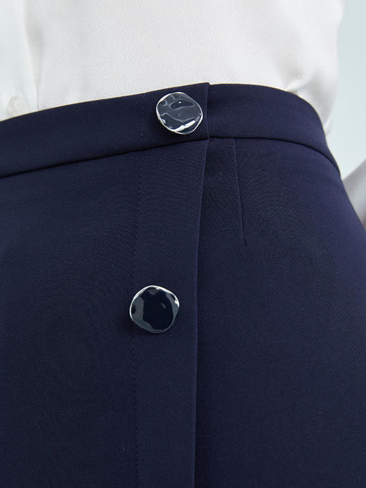 PRICH2022年冬季新款气质高腰显瘦A字包臀职场商务半身裙PRWHC1107M 商品图3