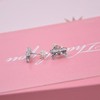 PANDORA/潘多拉 女士925银蝴蝶结耳钉290555CZ 银色 商品缩略图4
